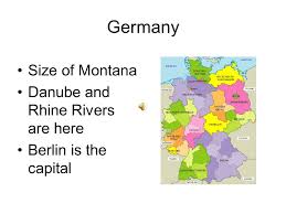 Germany and france relative size comparison. Germany And The Alpine Countries Ppt Video Online Download