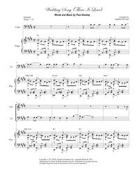 50 classics for a spring wedding. Wedding Song There Is Love Duet For Violin And Cello By Peter Paul And Mary Digital Sheet Music For Score Set Of Parts Download Print H0 583153 14216 Sheet Music Plus