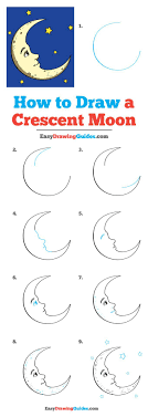 How To Draw A Crescent Moon Really Easy Drawing Tutorial Drawing Tutorial Easy Sun And Moon Drawings Moon Drawing