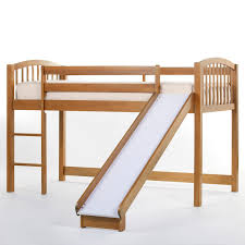 Your child will love the whimsical design, the decorative curtain for privacy, the hidden. Have To Have It Schoolhouse Junior Loft With Slide Pecan 464 00 Bed With Slide Junior Loft Beds Low Loft Beds