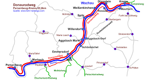 Radwege reisen karten landkarte welt. Donauradweg Radtouren Osterreich