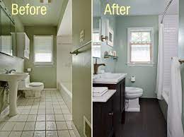 33 small bathroom ideas to make your bathroom feel bigger. Before After Small Bathroom Renovations Small Bathroom Remodel Bathrooms Remodel