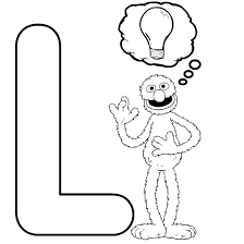 Letra L Para Colorear