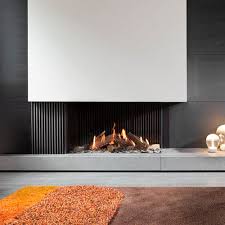 Of course, a gas fireplace must be lit by a torch or a striking element that is built into the fireplace. Natural Gas Fireplace Gp110 55c Kalfire Fireplaces Electric Contemporary Corner