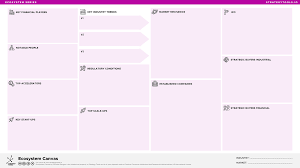 Ecosystem Canvas In 2020 Strategy Tools Ecosystems Online Academy
