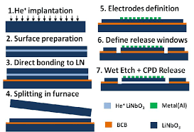 The Ln Micro Resonator Fabrication Process Flow Chart The