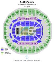 65 Up To Date Fedex Forum Seat Chart