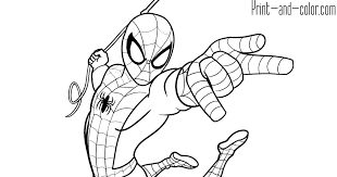 Coloring Pages Spider Manoloring Pages Print Andolorom Free Printable Spiderman Coloring In 2020 Superhero Coloring Pages Superman Coloring Pages Superhero Coloring