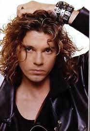 Posthumous Celebrity Birthday Michael Hutchence In 2021 Michael Hutchence Rock Hairstyles Hair Metal Bands