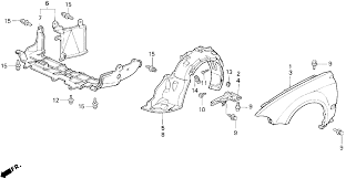 Honda Odyssey Splash Shield Diagram Splash