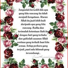 Maybe you would like to learn more about one of these? Salam Jumaat Redha Pada Ketentuan Ilahi