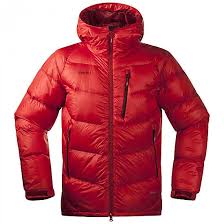 Bergans Memurutind Down Jacket Bright Red Dark Maroon