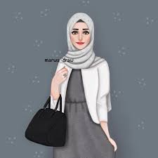 صور بنات كرتونيه رمزيات كرتون انمي للبنات Hijabi Girl Girly Art