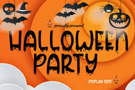 Download halloween wine glass svg bundle, halloween party, wine svg (931978) today! Halloween Party Font By Fillo Graphic Creative Fabrica In 2020 Party Font Halloween Party Halloween