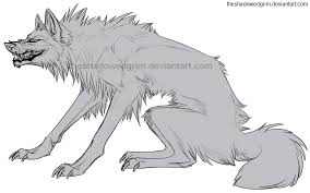 Growling Wolf Lines By Theshadowedgrim On Deviantart Snarling wolf lineart sketch coloring page. growling wolf lines by theshadowedgrim
