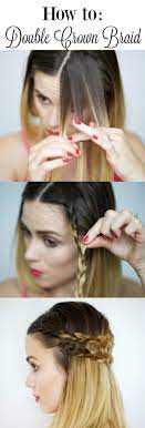 How To Double Crown Braid Braids For Short Hair Hair Styles Long Hair Styles