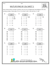 4 Worksheet Free Math Worksheets Fourth Grade 4 Mental Division Divide Whole Tens Free Math Worksheets Printable Math Worksheets Free Printable Math Worksheets