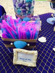 Under The Sea Mermaid Candy Table Laniisthree Sea Birthday Party Mermaid Birthday Party Mermaid Birthday
