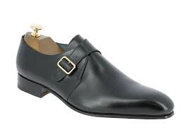 Chaussure A Boucle Center 51 12250 Tony Cuir Noir Center 51