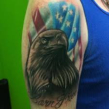 Maybe you would like to learn more about one of these? 50 Traditional Eagle Tattoos For Men 2021 Bald Rising Traditional Flag