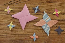 How To Make A Ninja Power Star Out Of Paper How To Make A Paper Ninja Throwing Star Crafts Origami Crafts Paper Crafts