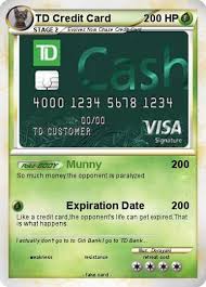 Td go is a reloadable prepaid card that gives your teen the freedom to purchase items online, in person, over the phone, or through their smartphone, anywhere. Pokemon Td Credit Card