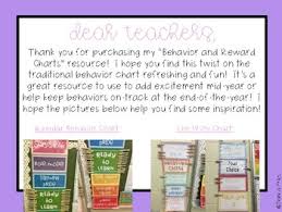 Behavior Reward Charts