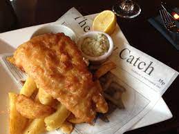 One of the earliest references to fish and chips in england comes from none other than my favorite author, charles dickens, who in 1838 noted the fried fish warehouses in oliver twist. Fish And Chips Recipe English Batter Fried Fish With Fried Potato Wedges Whats4eats
