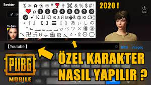 Pubg Mobile Sekilli Nick Nasil Yapilir Pubg Mobile Telefondan Sekilli Isim Nasil Yapilir Youtube