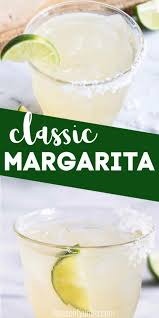 Classic Margarita Recipe Classic Margarita House Margarita Recipe Lime Margarita Recipe