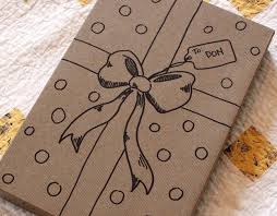 Make Your Own Wrapping By Drawing Ribbons And A Bow On A Plain Gift Box Creative Gift Wrapping Sharpie Crafts Gift Wrapping