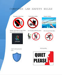 Once they have a computer in front of them, kids won't want to listen to you. Computer Lab Safety Rules