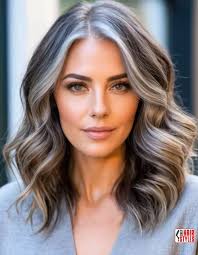 Balayage Transition To Gray Hair