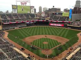 target field section 315 row 1 home of minnesota twins