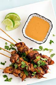 Chicken Satay With Cambodian Coconut Peanut Sauce Wozz Kitchen Creations