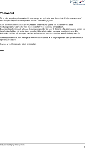Moduleopdracht Projectmanagement Pdf Free Download