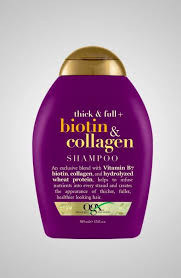 Biotin And Collagen Thickening Shampoo Review Thickening Collagen Shampoos Ogx Hair Products Biotin And Collagen Shampoo Thickening Shampoo