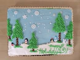 See more ideas about sheet cake, cake, desserts. The Sweeter Side Of Mommyhood Christmas Cake Decorations Christmas Cake Christmas Cake Designs