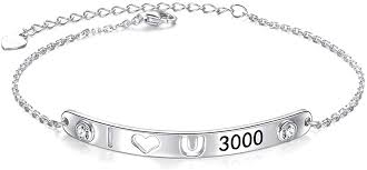 Get the best deals on jewelry for teens and save up to 70% off at poshmark now! Yinshan Real 925 Sterling Silver Bar Bracelets With Message I Love You For Women Girls Teens Iron Man Fans Gifts Family Love Cuff Bangle Bracelet Mantra Jewelry Adjustable Women Clothing Shoes