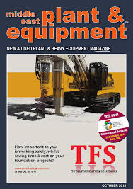 Middle East Plant Equipment October 2015 Edition By