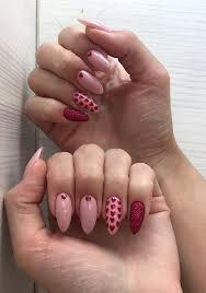 Easy Diy Valentines Nail Designs For Short Nails In 2020 Diy Valentine S Nails Nail Designs Valentines Cute Acrylic Nails