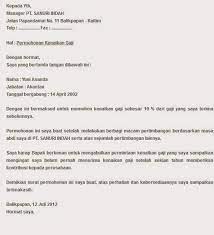 Surat permohonan kenaikan gaji adalah cara yang formal dan etis dalam hal meminta keniakan gaji dibandingkan dengan melakukan disukisi hal : Surat Rasmi Permohonan Kenaikan Gaji Surasmi X