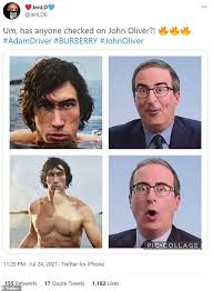 Adam driver finally confronted john oliver about his thirst: Gackt Tyhtl0um