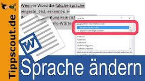 Check spelling or type a new query. Word Sprache Fur Rechtschreibprufung Andern Youtube