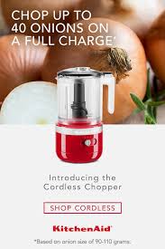 The speed control plate could be faulty the mixer phase control board may be bad you may have worn carbon motor brushes or the wiring inside the mixer could be damaged. Empire Red Cordless 5 Cup Food Chopper Kfcb519er Kitchenaid In 2021 Gadgets Kitchen Cooking Top Kitchen Gadgets Kitchen Helper