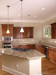 with cherry cabinets kitchen paint