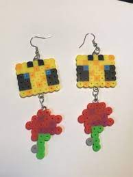 Add to favorites minecraft mob kandi bracelets lemonhoneygb. Minecraft Bee Earrings By Ichigolive Kandi Photos On Kandi Patterns