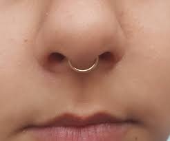 Septum 20greal Septumgold Septumpiercing Etsy