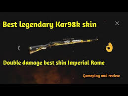 Insane 23 kills kar98k only challenge bot madness !!! Best Legendary Kar98k Skin 2020 Free Fire Imperial Rome Gun Skin Kar98k Gameplay Youtube