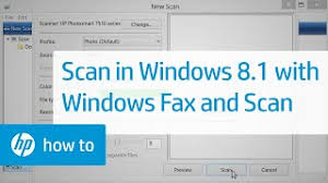 Lets download it for you that need a dirver printer to connect in pc or laptop. Scan In Windows 8 1 With Windows Fax And Scan Hp Youtube